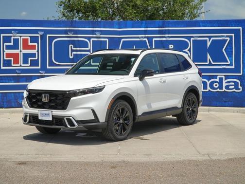Platinum White Pearl 2026 Honda CR-V Hybrid Sport Touring AWD