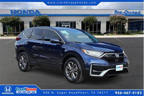 Obsidian Blue Pearl 2021 Honda CR-V Hybrid EX