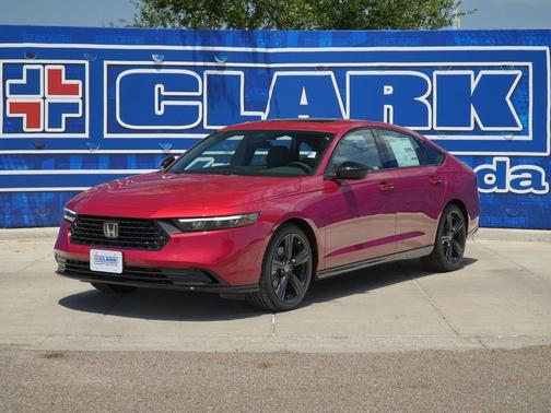Radiant Red Metallic 2026 Honda Accord Hybrid Sport-L