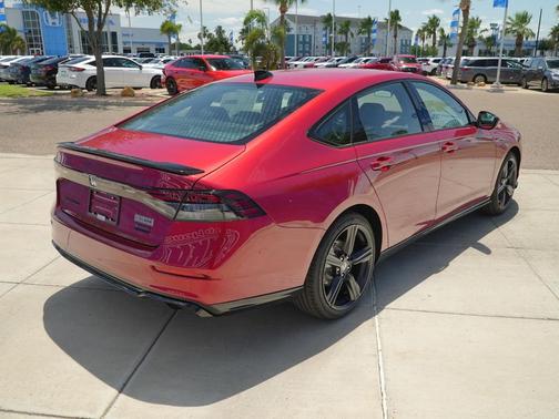 Radiant Red Metallic 2026 Honda Accord Hybrid Sport-L
