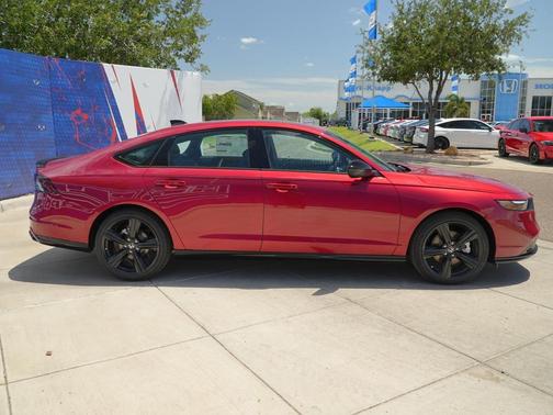Radiant Red Metallic 2026 Honda Accord Hybrid Sport-L