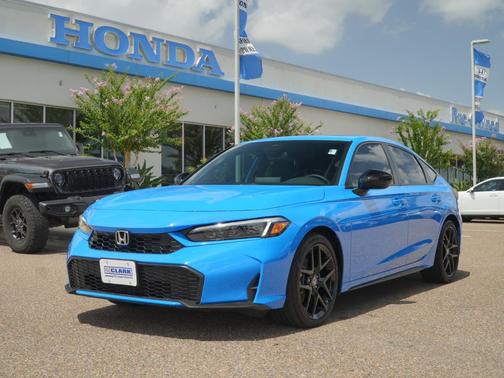 Boost Blue Pearl 2026 Honda Civic Hybrid Sport