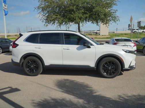 Platinum White Pearl 2025 Honda CR-V Hybrid Sport FWD