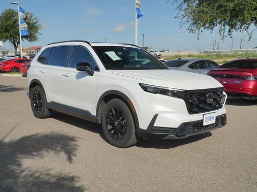 Platinum White Pearl 2025 Honda CR-V Hybrid Sport FWD