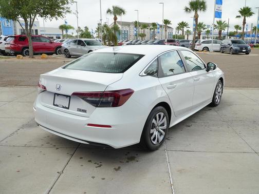 Platinum White Pearl 2026 Honda Civic LX