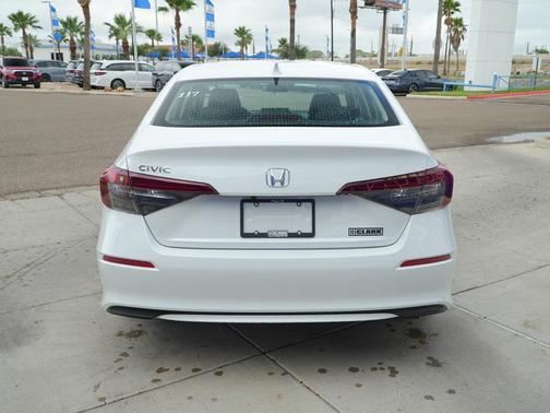 Platinum White Pearl 2026 Honda Civic LX