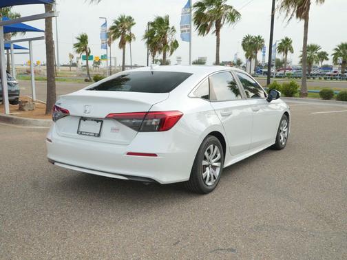 Platinum White Pearl 2022 Honda Civic LX