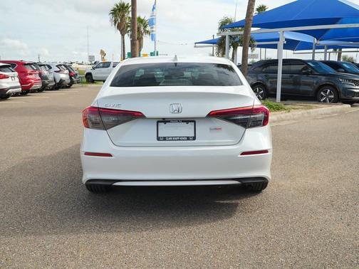 Platinum White Pearl 2022 Honda Civic LX