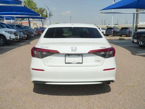 Platinum White Pearl 2024 Honda Civic Sport