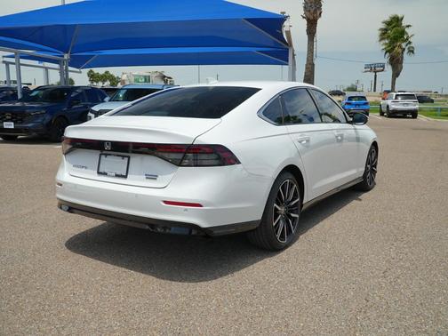 Platinum White Pearl 2025 Honda Accord Hybrid Touring