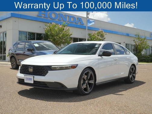 Platinum White Pearl 2024 Honda Accord Hybrid Sport