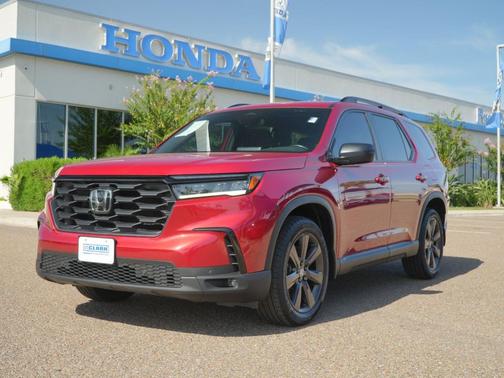 Radiant Red Metallic II 2025 Honda Pilot Sport