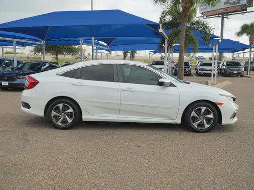 Platinum White Pearl 2019 Honda Civic LX