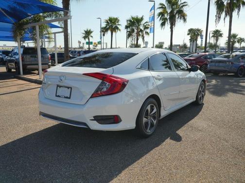Platinum White Pearl 2019 Honda Civic LX