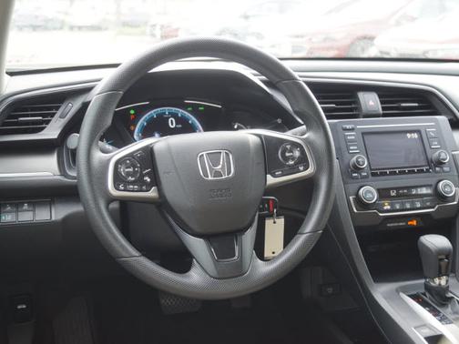 Platinum White Pearl 2019 Honda Civic LX