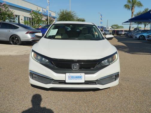Platinum White Pearl 2019 Honda Civic LX