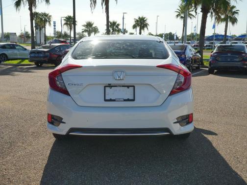 Platinum White Pearl 2019 Honda Civic LX