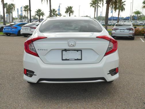 Platinum White Pearl 2019 Honda Civic LX