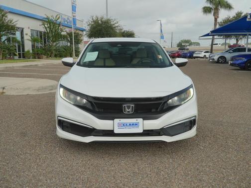Platinum White Pearl 2019 Honda Civic LX
