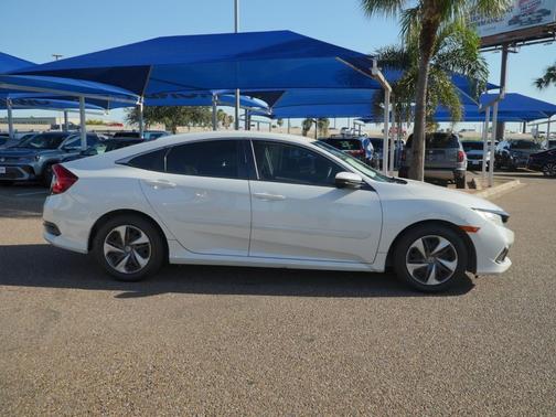 Platinum White Pearl 2019 Honda Civic LX