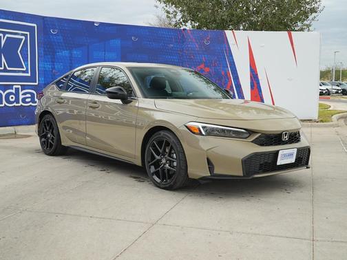 Sand Dune Pearl 2026 Honda Civic Hybrid Sport