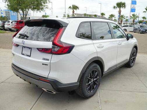 Platinum White Pearl 2026 Honda CR-V Hybrid Sport FWD