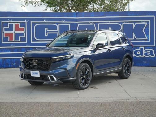 Canyon River Blue Metallic 2027 Honda CR-V Hybrid Sport Touring AWD