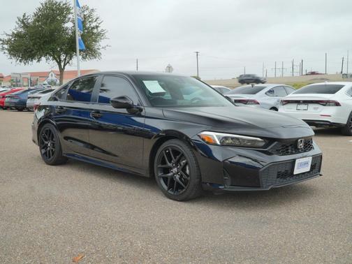 Crystal Black Pearl 2025 Honda Civic Sport