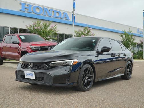 Crystal Black Pearl 2025 Honda Civic Sport