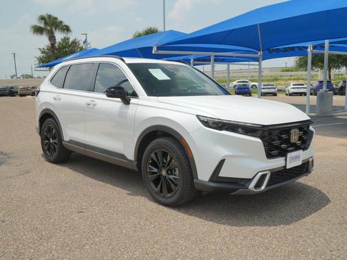Platinum White Pearl 2023 Honda CR-V Hybrid Sport Touring AWD