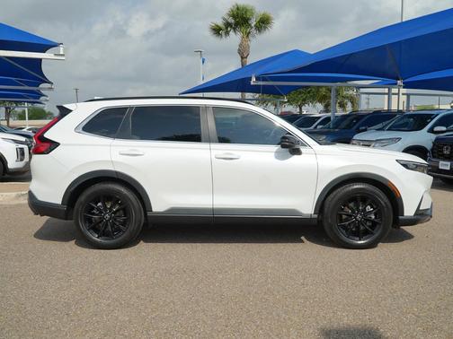 Platinum White Pearl 2025 Honda CR-V Hybrid Sport FWD