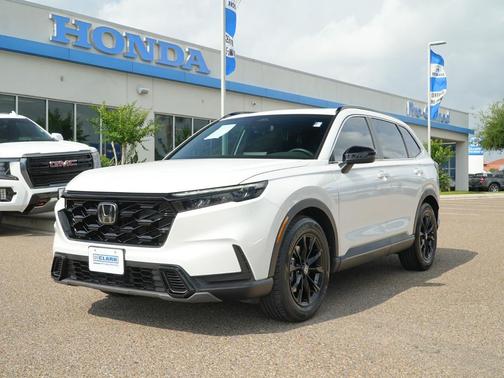 Platinum White Pearl 2025 Honda CR-V Hybrid Sport FWD