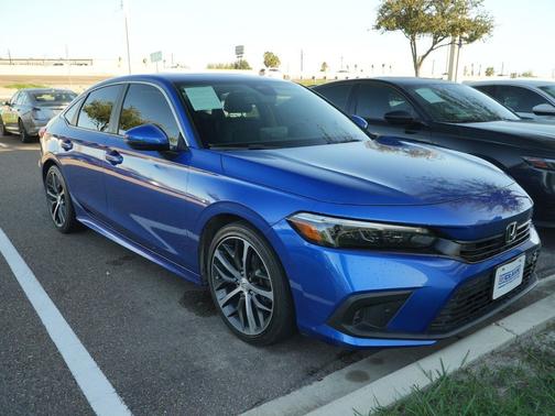 Aegean Blue Metallic 2024 Honda Civic Touring