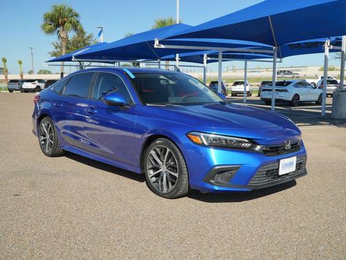 Aegean Blue Metallic 2024 Honda Civic Touring