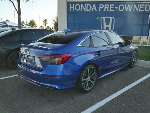 Aegean Blue Metallic 2024 Honda Civic Touring