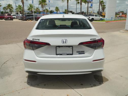 Platinum White Pearl 2026 Honda Civic Hybrid Sport