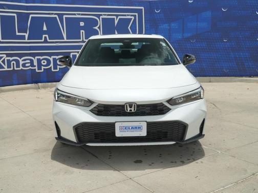 Platinum White Pearl 2026 Honda Civic Hybrid Sport