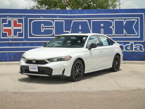 Platinum White Pearl 2026 Honda Civic Hybrid Sport