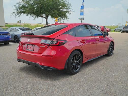 Rallye Red 2025 Honda Civic Sport