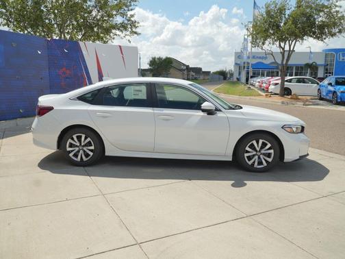 Platinum White Pearl 2026 Honda Civic LX