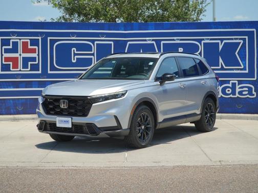 Solar Silver Metallic 2026 Honda CR-V Hybrid Sport-L FWD