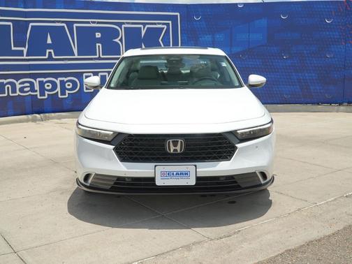 Platinum White Pearl 2026 Honda Accord Hybrid Touring