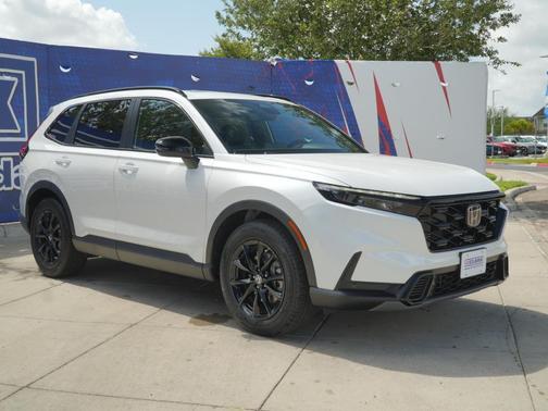 Platinum White Pearl 2026 Honda CR-V Hybrid Sport-L FWD