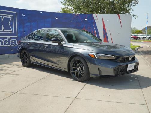 Meteorite Gray Metallic 2026 Honda Civic Sport