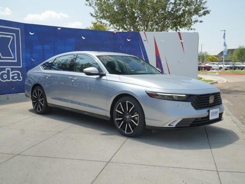 Solar Silver Metallic 2026 Honda Accord Hybrid Touring