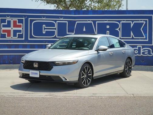 Solar Silver Metallic 2026 Honda Accord Hybrid Touring