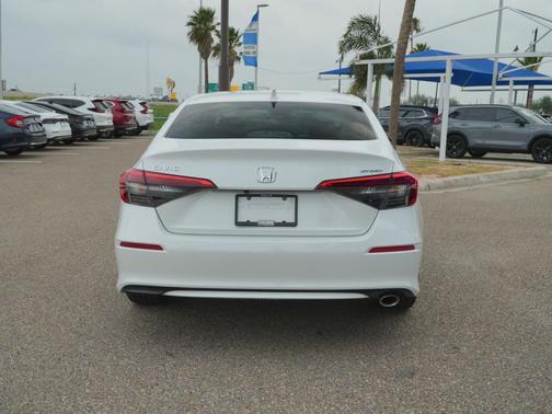 Platinum White Pearl 2024 Honda Civic Sport