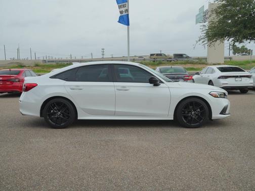 Platinum White Pearl 2024 Honda Civic Sport