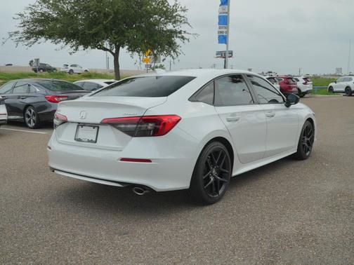 Platinum White Pearl 2024 Honda Civic Sport
