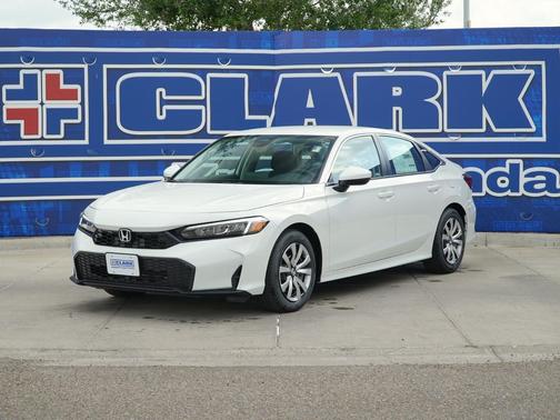 Platinum White Pearl 2026 Honda Civic LX